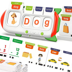 Revolutionizing Learning: The Innovative Product Flashcard Machine – English Spelling, Math & Music Early Education Toy with Sound Feedback – Rechargeable